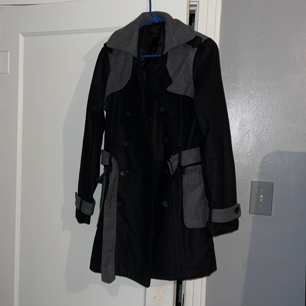 Black & Grey Peacoat